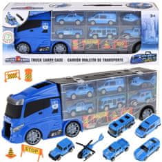 Nobo Kids Truck Slide Tir Police Vontatókocsi 6 jármű
