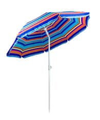 Cappa Garden Stripe napernyő 200 cm kék