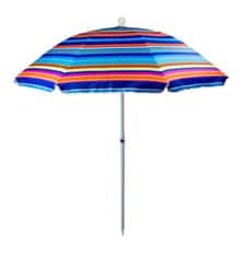 Cappa Garden Stripe napernyő 200 cm kék