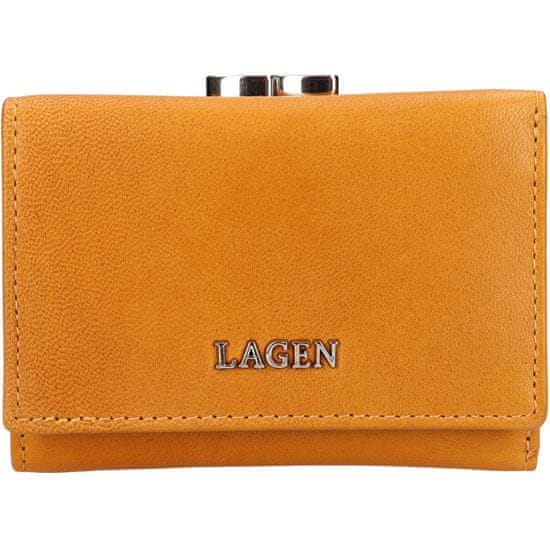 Lagen Női bőr pénztárca LG-2131 YELLOW