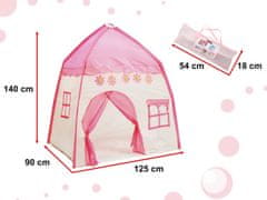 KIK Gyermek összecsukható sátor Palace pink