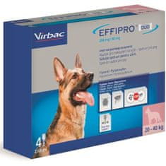 Virbac Effipro DUO Dog L (20-40kg) 268/80 mg, 4x2.68ml