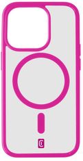 CellularLine Pop Mag hátlap Magsafe támogatással Apple iPhone 15 Pro Max készülékhez, átlátszó / rózsaszín (POPMAGIPH15PRMF)