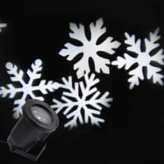 Malatec LED projektor a karácsonyi hópehely külsejének megvilágítására
