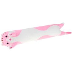 Nobo Kids Long Plush Kitten Mascot Pillow Roller rózsaszín