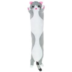 Nobo Kids Long Plush Kitten Mascot Pillow Roller rózsaszín