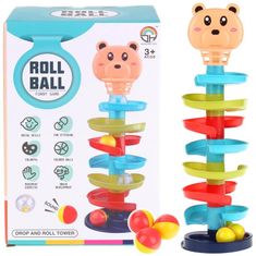 Nobo Kids Ball Tower Pyramid Oktatási Puzzle