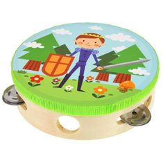 Nobo Kids Fából készült tamburadob hangszer - herceg