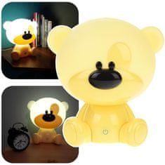 Nobo Kids Teddy Bear gyerek LED éjszakai lámpa - sárga