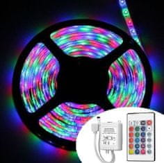 BigBuy 5M-es színes (RGB) távirányítható led szalag szett (BBV)