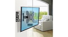BigBuy Falra rögzíthető, kihajtható és forgatható TV tartó konzol, 14-42 méretű TV-hez - 35 kg teherbírás (BB-7028)