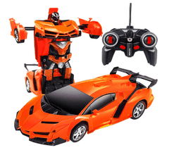 BigBuy Transformers 2 in1 játék - robot szuperhőssé alakítható távirányítós autó (BBJ)