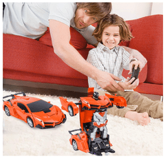 BigBuy Transformers 2 in1 játék - robot szuperhőssé alakítható távirányítós autó (BBJ)