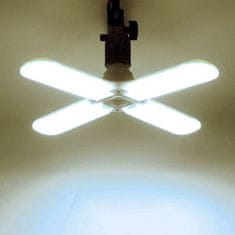 BigBuy 60W négyágú E27 LED lámpa / Ventilátor formájú energiatakarékos fényforrás (BBL)