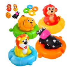 BigBuy Fürdőjáték készlet gyermekek számára 4 állatfigurával (BB-6102)
