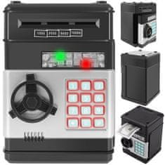 BigBuy Biztonságos malacpersely széf / játék ATM - papírpénzhez, érmékhez egyaránt (BB-12151)