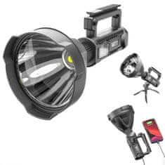 BigBuy Extra erős akkus LED-es járőrlámpa - vízálló, könnyen hordozható, extra erős fénnyel (BBV) (BBD)