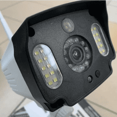 BigBuy T-28 napelemes, mozgásérzékelős álkamera LED reflektorral, időjárásálló kivitelben - MSK (THM)