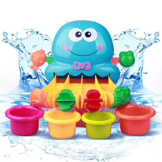 BigBuy Fürdőjáték kisbabák számára, lebegő óceáni polip fürdőjáték (BB-7487)