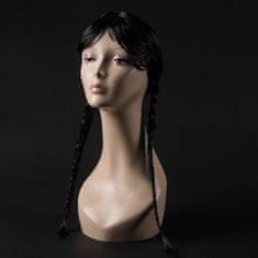 BigBuy Hosszú, fekete női paróka - 67cm (BB-14833)