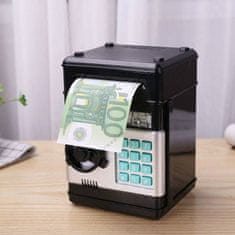 BigBuy Biztonságos malacpersely széf / játék ATM - papírpénzhez, érmékhez egyaránt (BB-12151)