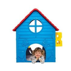 BigBuy Első házam játszóház gyerekeknek - ajtóval és ablakokkal - kék (BBJ)