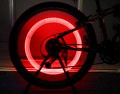 BigBuy LED-es kerékpár küllő lámpa, állítható világítási módokkal (BB-3649)