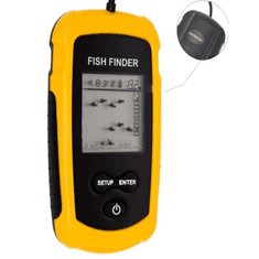 BigBuy Fish Finder LCD kijelzős hordozható halradar - szonár érzékelővel, visszhangjelzővel (THM) (BBL)