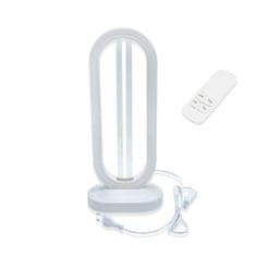 BigBuy Baktérium- és vírusölő ózonos UVC germicid lámpa távirányítóval, fehér (BBV)