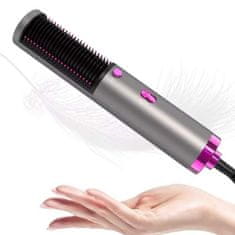 BigBuy Hot Air Brush- 2 az 1-ben hajszárító és hajvasaló - egy lépésben egyenesre szárítja a hajat (BBV)