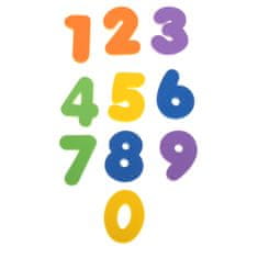 BigBuy 36 darabos habszivacs betű és számjegy készlet - fürdőjáték (BBI-7221)