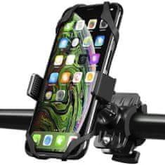 BigBuy 360°-ban állítható szögű telefontartó biciklire, rollerre és babakocsira (BB-14207)