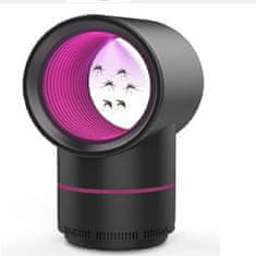 BigBuy Szúnyog- és bogárirtó lámpa csalogató UV fénnyel és légörvénnyel - egy mozdulattal kiüríthető USB rovarcsapda (BBV)