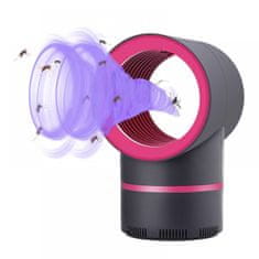 BigBuy Szúnyog- és bogárirtó lámpa csalogató UV fénnyel és légörvénnyel - egy mozdulattal kiüríthető USB rovarcsapda (BBV)