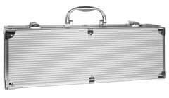BigBuy 5 db-os grill eszköz készlet strapabíró kofferban (BB-18307)
