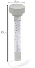 BigBuy Vízhőmérő medencéhez - szürke (BB-5292)
