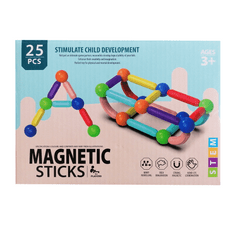 BigBuy 56 darabos kreatív mágneses építőkészlet - készségfejlesztő építőjáték gyerekeknek (BBMJ) (BBJ)