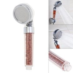 BigBuy Víztakarékos klórszűrős zuhanyrózsa anionos/ásványi golyókkal (BBM)