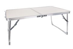 BigBuy Összecsukható, hordozható mintás, bézs kerti asztal - 63cm (BB-12175)