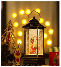 BigBuy LED felakasztható karácsonyi lámpás - zenél és világít (BBV)