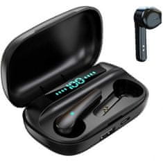 BigBuy Y10 vezeték nélküli fülhallgató digitális kijelzővel és kiváló hangminőséggel - kiváló hangzású Bluetooth fülhallgató (BBV)