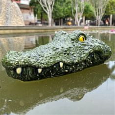 BigBuy Távirányítós akkus krokodil játék - vízből kibukkanó élethű krokodilfej csínytevéshez (BBJ)