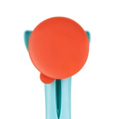 BigBuy Szétszedhető, labda alakú fürdőjátékok vidám állat mintákkal, élénk színekben - 4 db-os készlet hálóval (BB-16720)