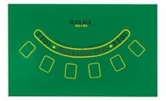 BigBuy Hatalmas póker készlet bőröndben 2 pakli kártyával, 500 zsetonnal, és zöld alátéttel (BB-9538)