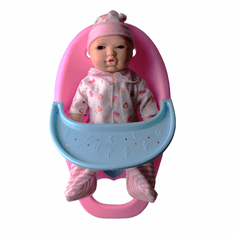 BigBuy Éneklő, pislogó baba kislányoknak etetőszékkel (BBJ)