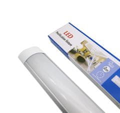 BigBuy 120 cm dupla soros LED fénycső armatúrával 120W (BBL)