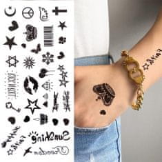 BigBuy Felragasztható tetoválás készlet gyerekeknek több mint 80 mintával (BBM)