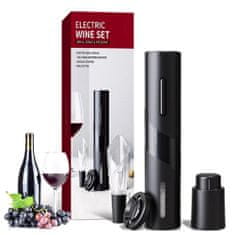 BigBuy Elektromos dugóhúzó, dekantáló és frissen tartó készlet borokhoz (BBV)
