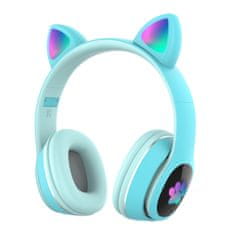 BigBuy Cicafüles vezeték nélküli fejhallgató - kék (BBV)(THM) (BBJH) (BBD)