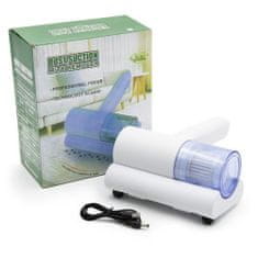 BigBuy Akkumulátoros kézi porszívó, fertőtlenítő UV fénnyel, mosható HEPA szűrővel - szösz-, por- és morzsaporszívó, 50w (BBM)